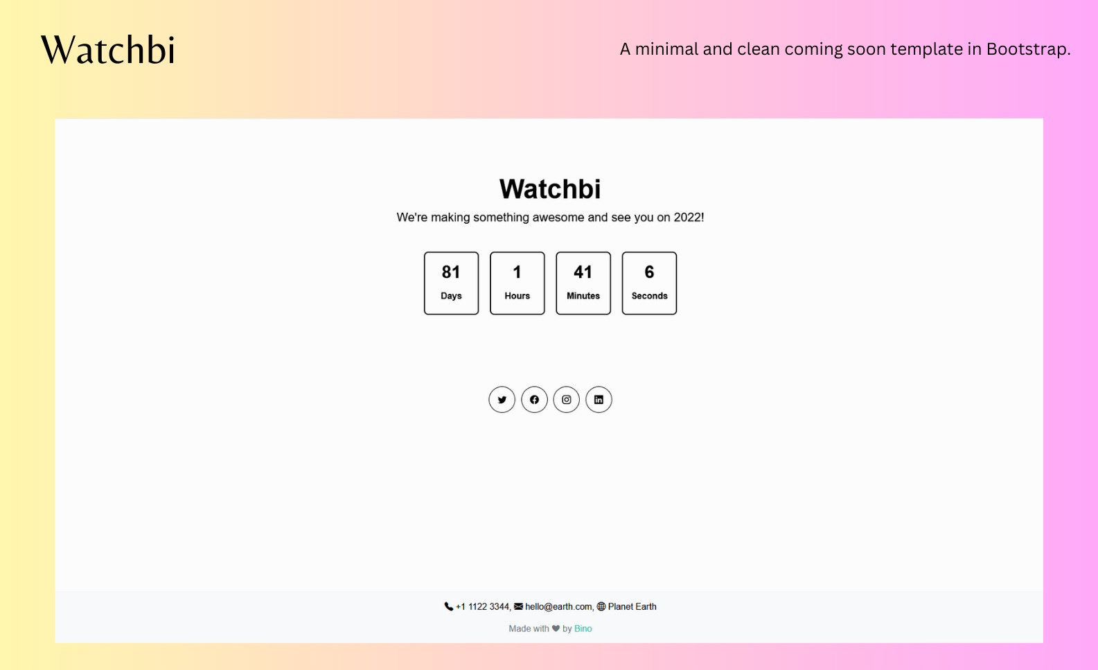 Watchbi Home